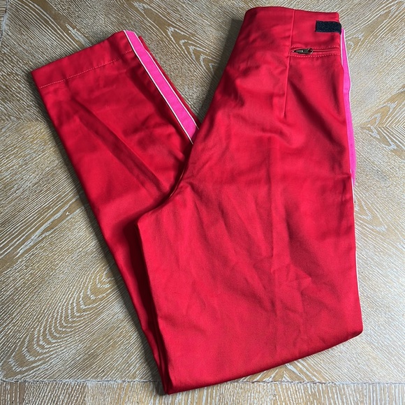 TRE by Natalie Ratabesi Red/Pink Side Stripe Anita Pant in Maroon 6 - Picture 14 of 15